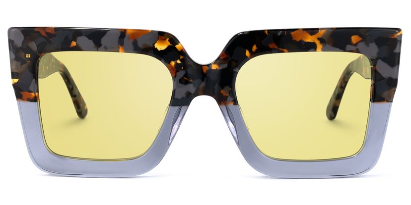 Brandon Gray Square Sunglasses