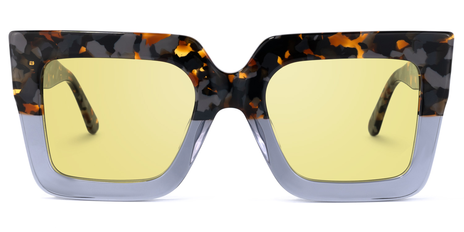 Brandon Square Gray Sunglasses