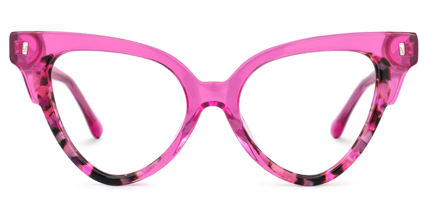 Jacek Cateye Bright-Pink Glasses | ZEELOOL Canada0