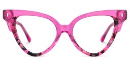 Jacek Cateye Bright-Pink Glasses0