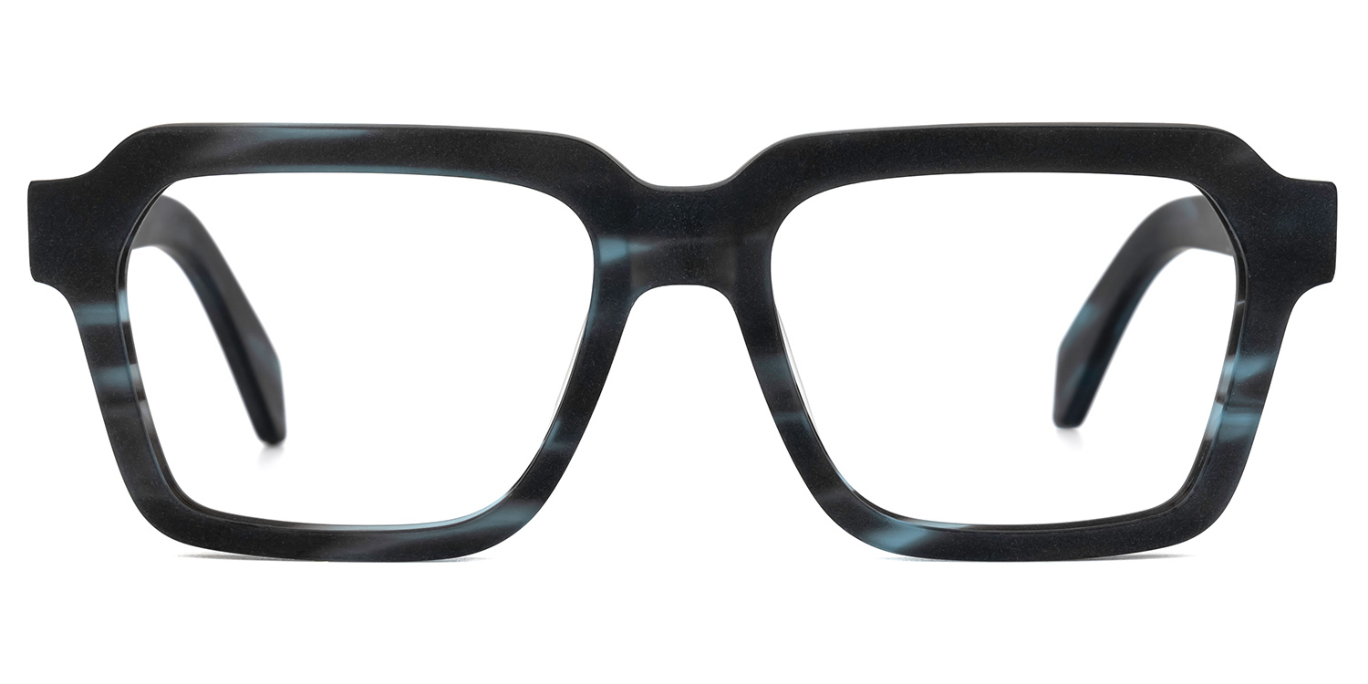 Richard Rectangle Green Glasses | ZEELOOL Canada0