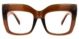 Alberta Cateye Brown Glasses0