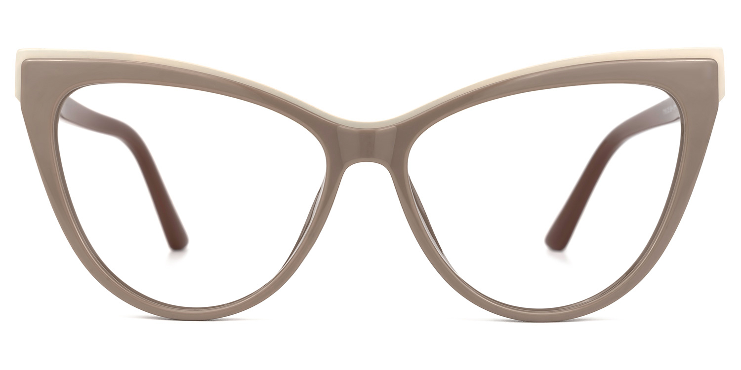 Yangdol Cateye Khaki Glasses | ZEELOOL Canada0