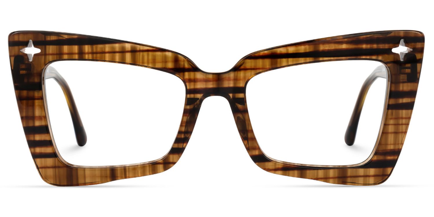 Kairos Cateye Brown Glasses | ZEELOOL Canada0
