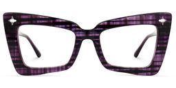 Kairos Cateye Purple Glasses0