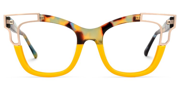 Rhoden Cateye Yellow Glasses