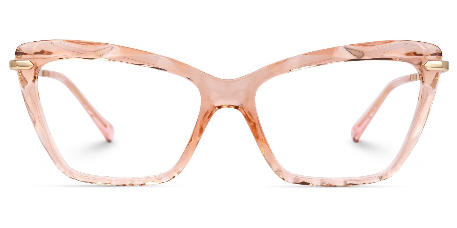 Juliet Cateye Peach TR90 Frame Glasses | ZEELOOL Canada0