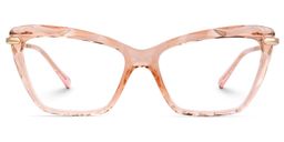 Juliet Cateye Peach Glasses0