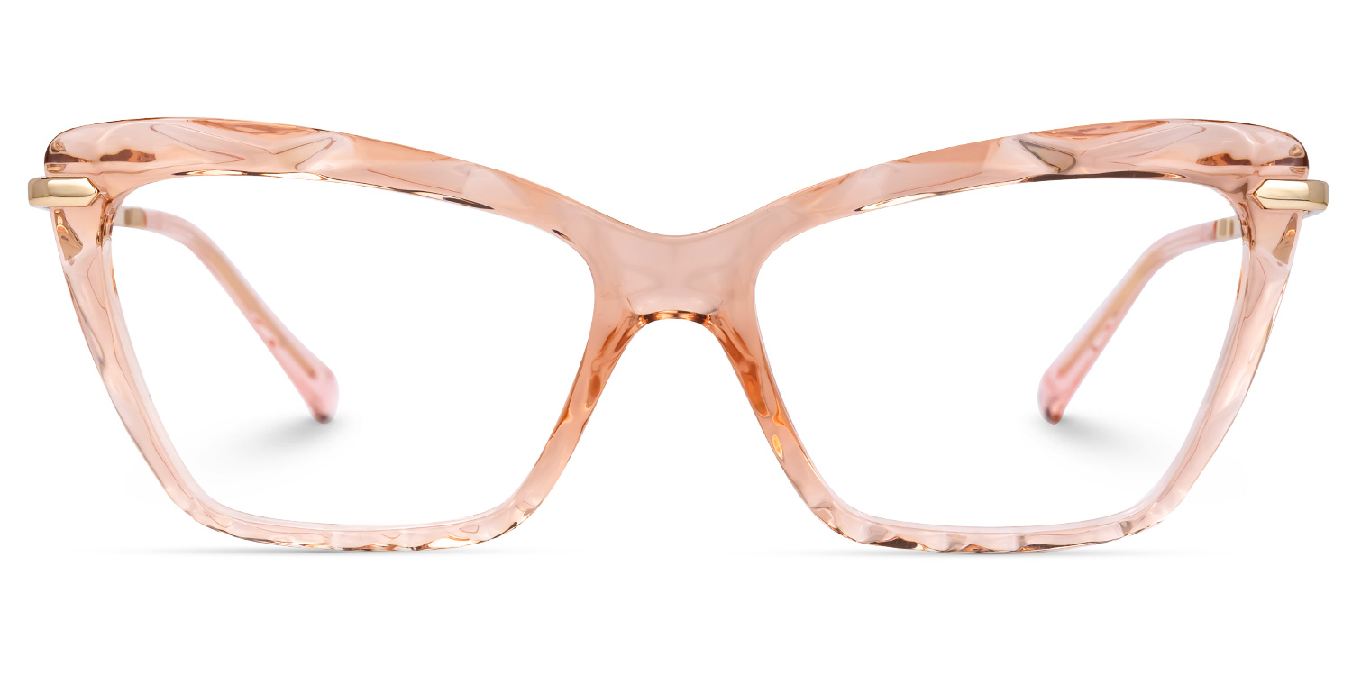 Juliet Cateye Peach TR90 Frame Glasses | ZEELOOL Canada0