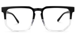Matherne Square Black-Crystal Glasses0