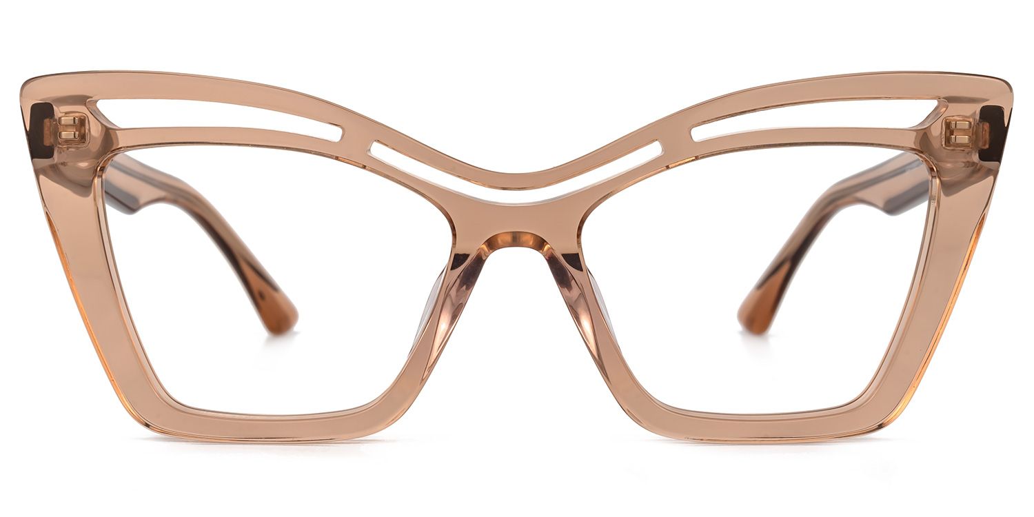 Arsolon Cateye Beige Glasses | ZEELOOL Canada0