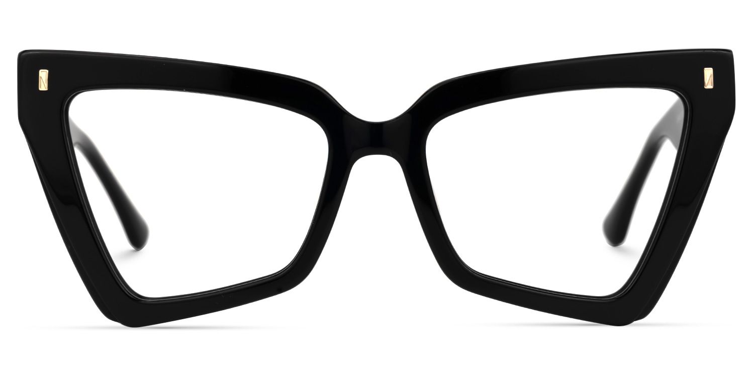 Berbey Geometric Black Glasses | ZEELOOL Canada0