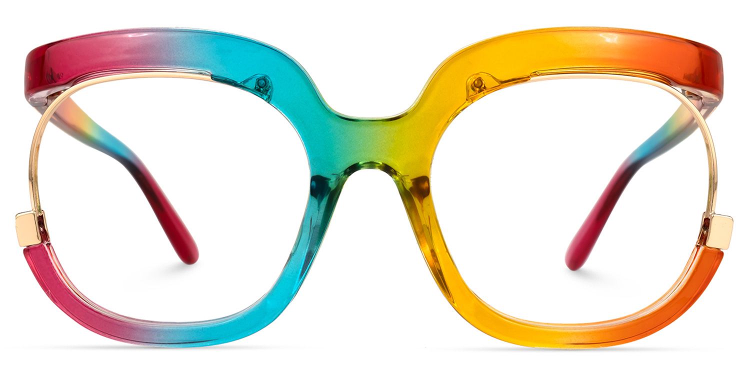Darice Round Colorful Glasses | Zeelool Glasses0