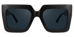 Brandon Square Black Sunglasses0