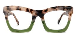 Benitez Square Two-Tone Glasses2