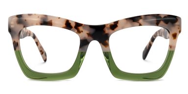 Benitez Square Two-Tone Glasses