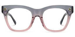 Tandy Rectangle Gray Glasses0