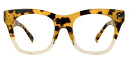 Tandy Rectangle Two-Tone Glasses0