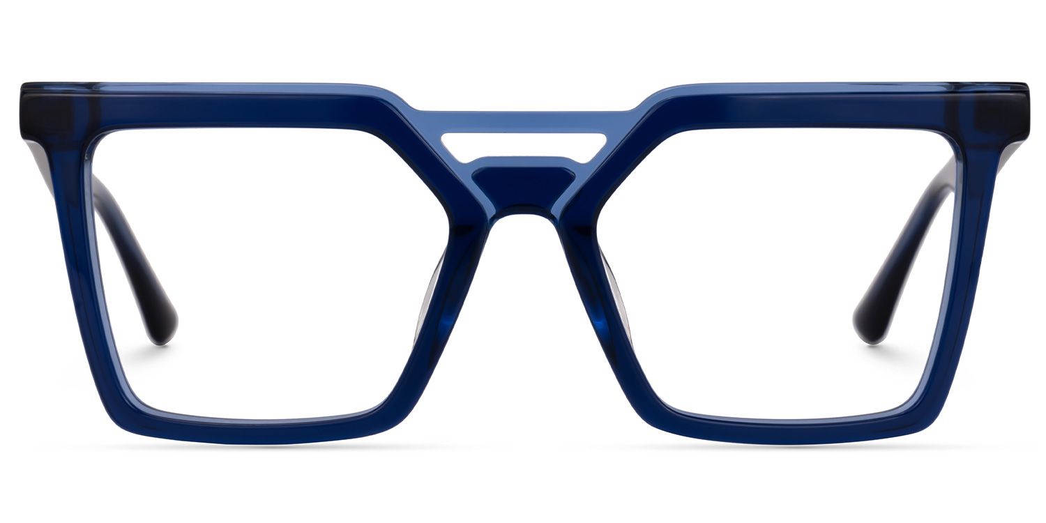 Demar Square Blue Glasses | ZEELOOL Canada0