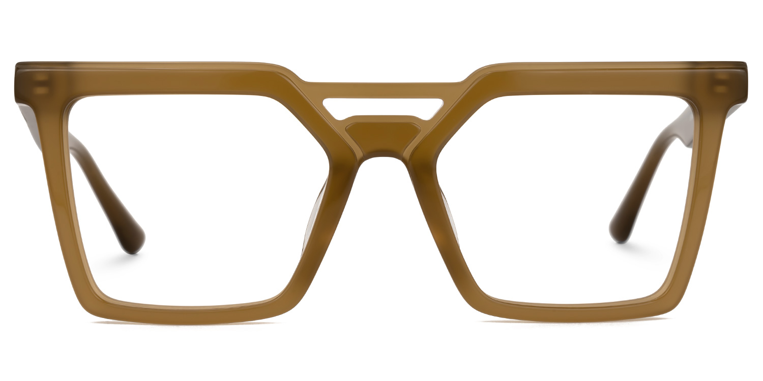 Demar Square Brown Glasses | ZEELOOL Canada0