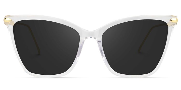 Hilary Butterfly Clear Sunglasses