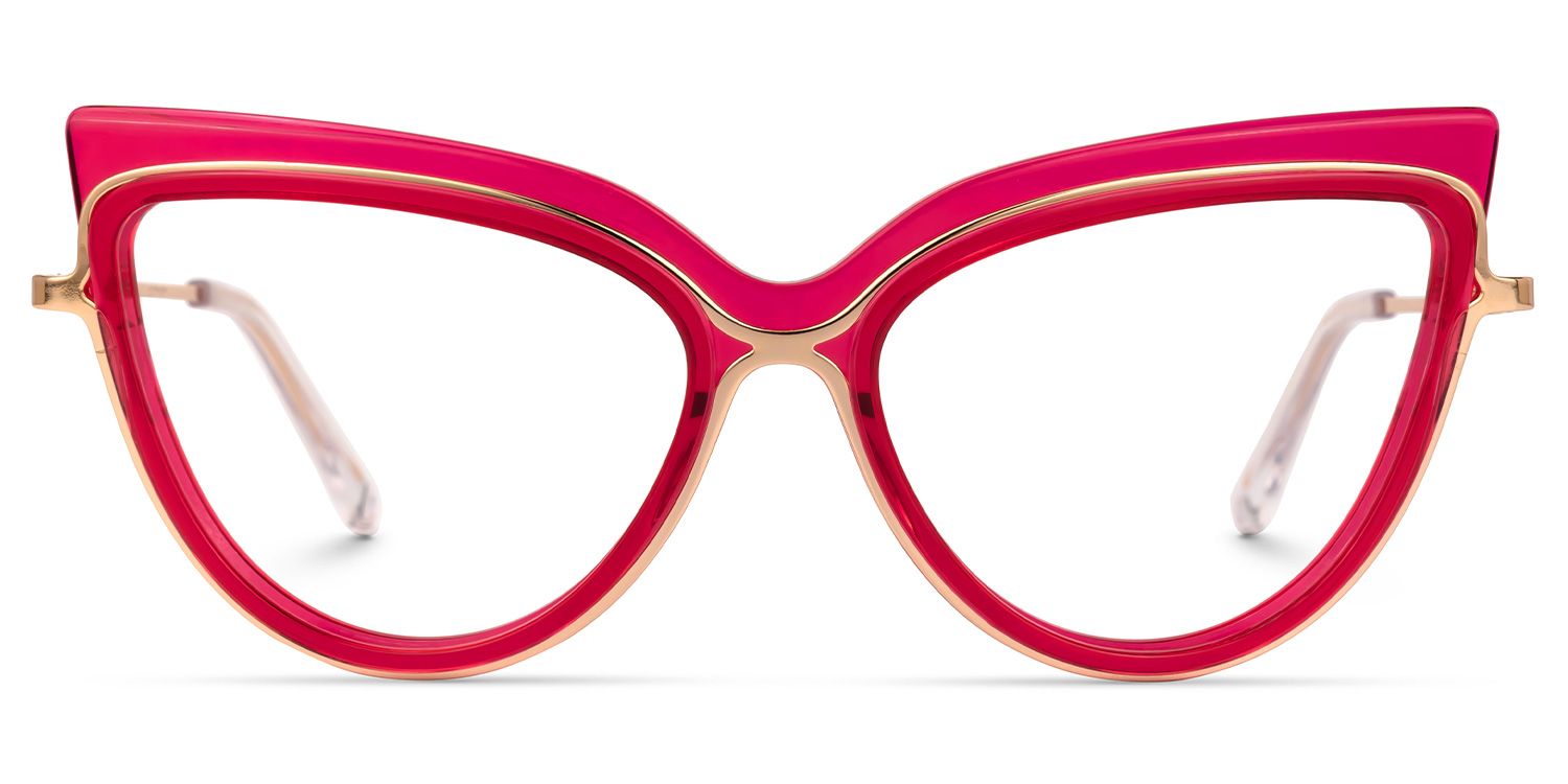 Birkman Cateye Bright-Pink Glasses | ZEELOOL Canada0