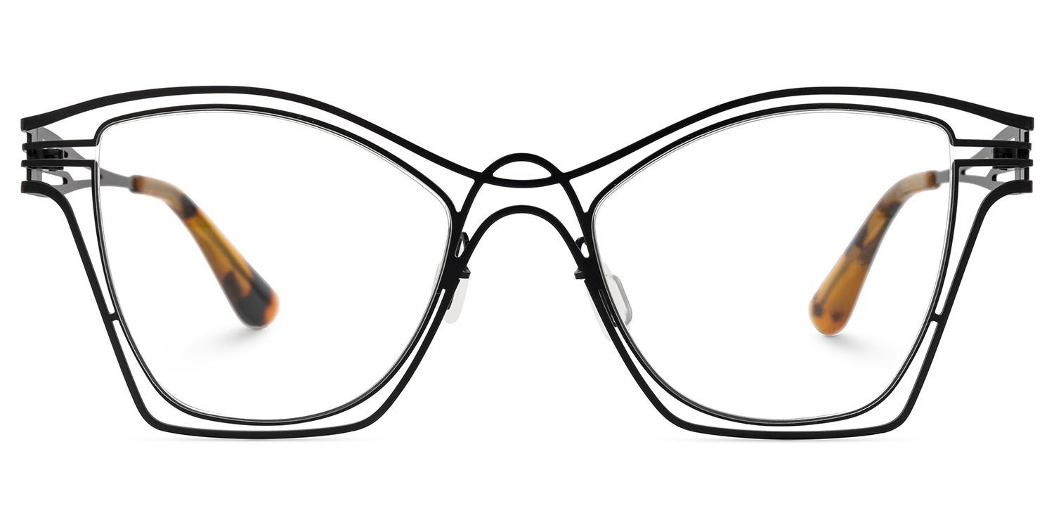 Barajas Cateye Black Glasses | ZEELOOL Canada0