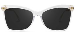Isaebella Butterfly Clear Sunglasses0