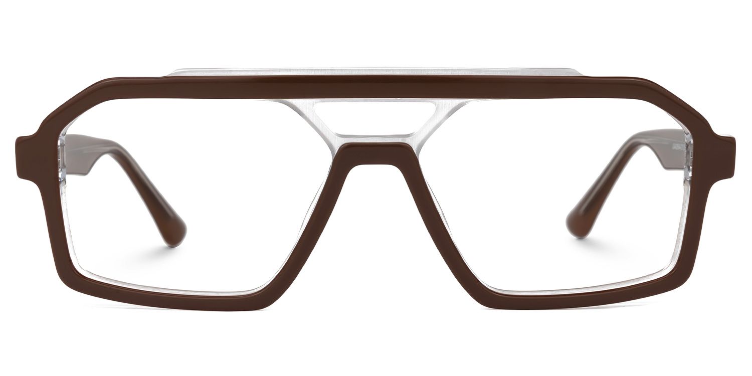 Samira Aviator Chocolate Glasses | ZEELOOL Canada0
