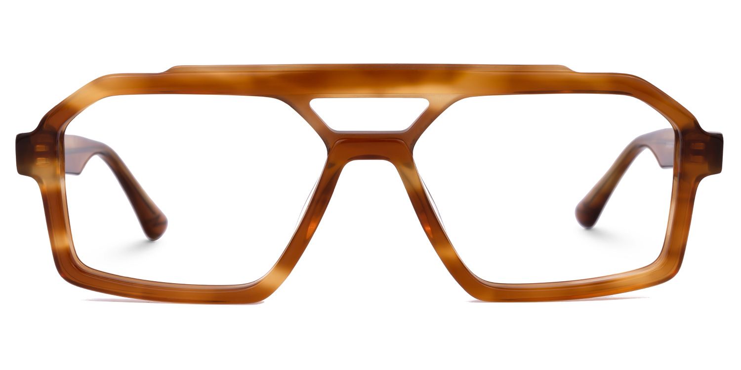 Samira Aviator Brown Glasses | ZEELOOL Canada0