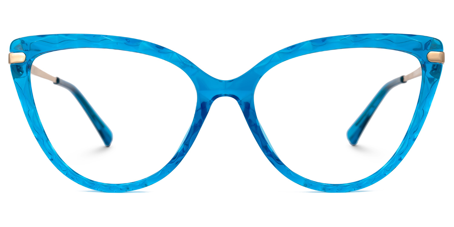 Lucas Cateye Blue Glasses0