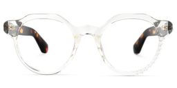 Crumity Round Clear Glasses0