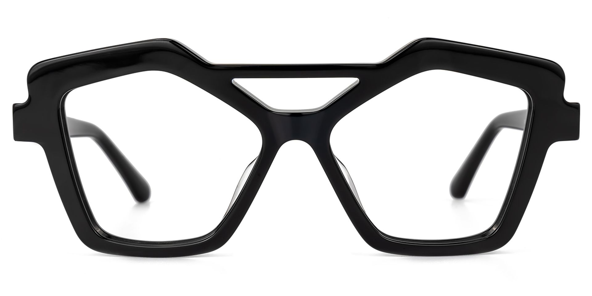 Keawna Geometric Black Glasses | ZEELOOL Canada0