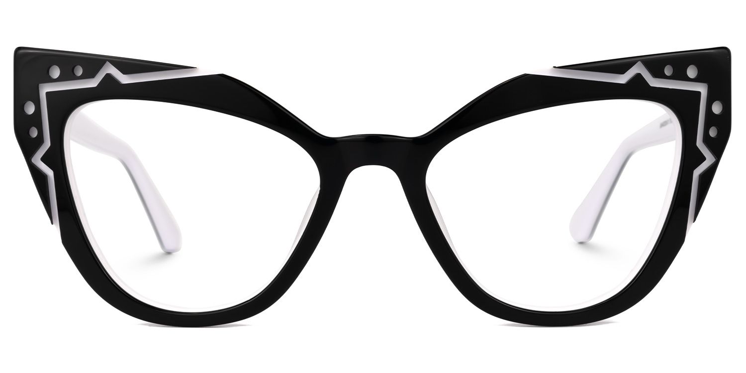 Kandice Cateye Black Glasses | ZEELOOL Canada0