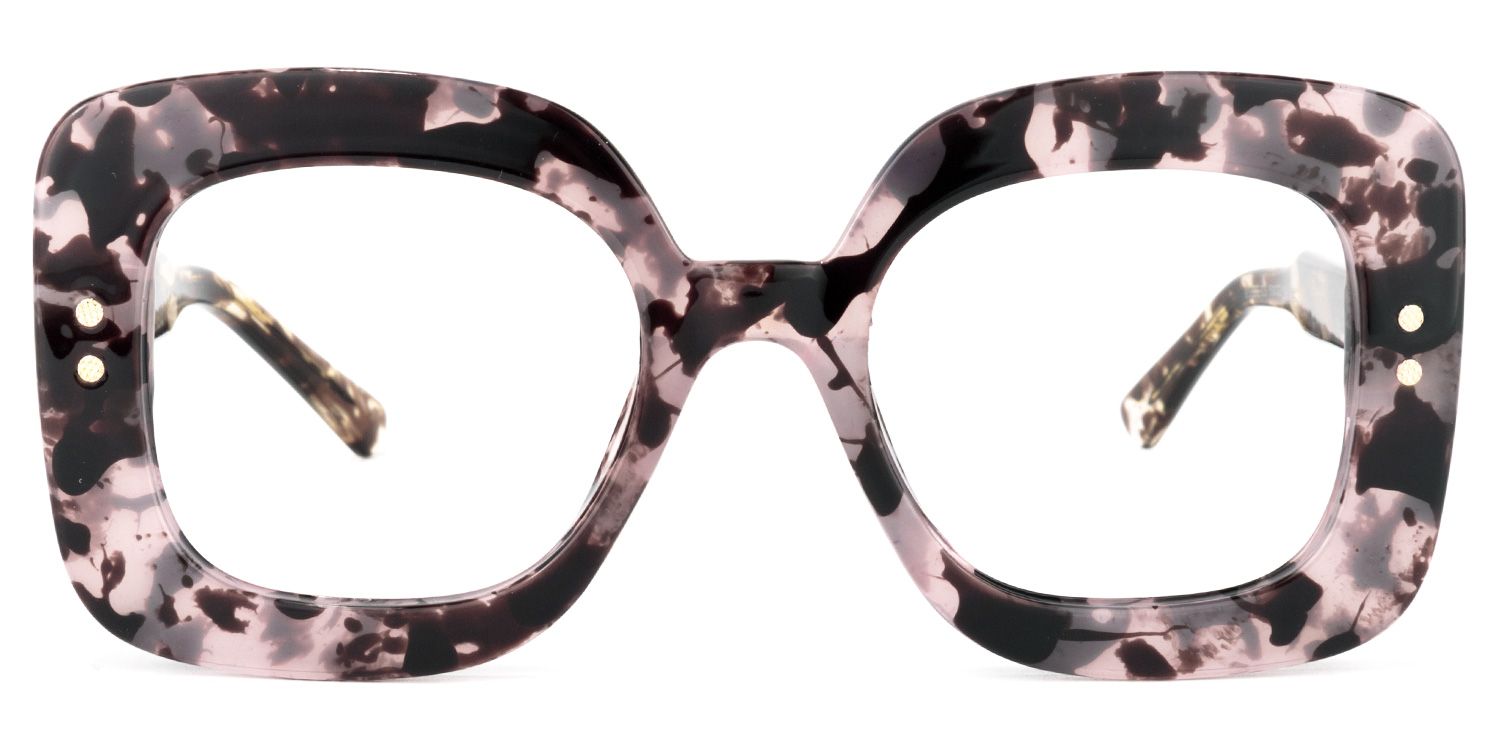 Eloise Square Pink-Tortoise Glasses | ZEELOOL Canada0