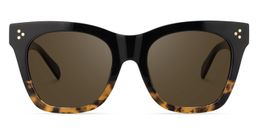 Tandy Rectangle Tortoise Sunglasses0