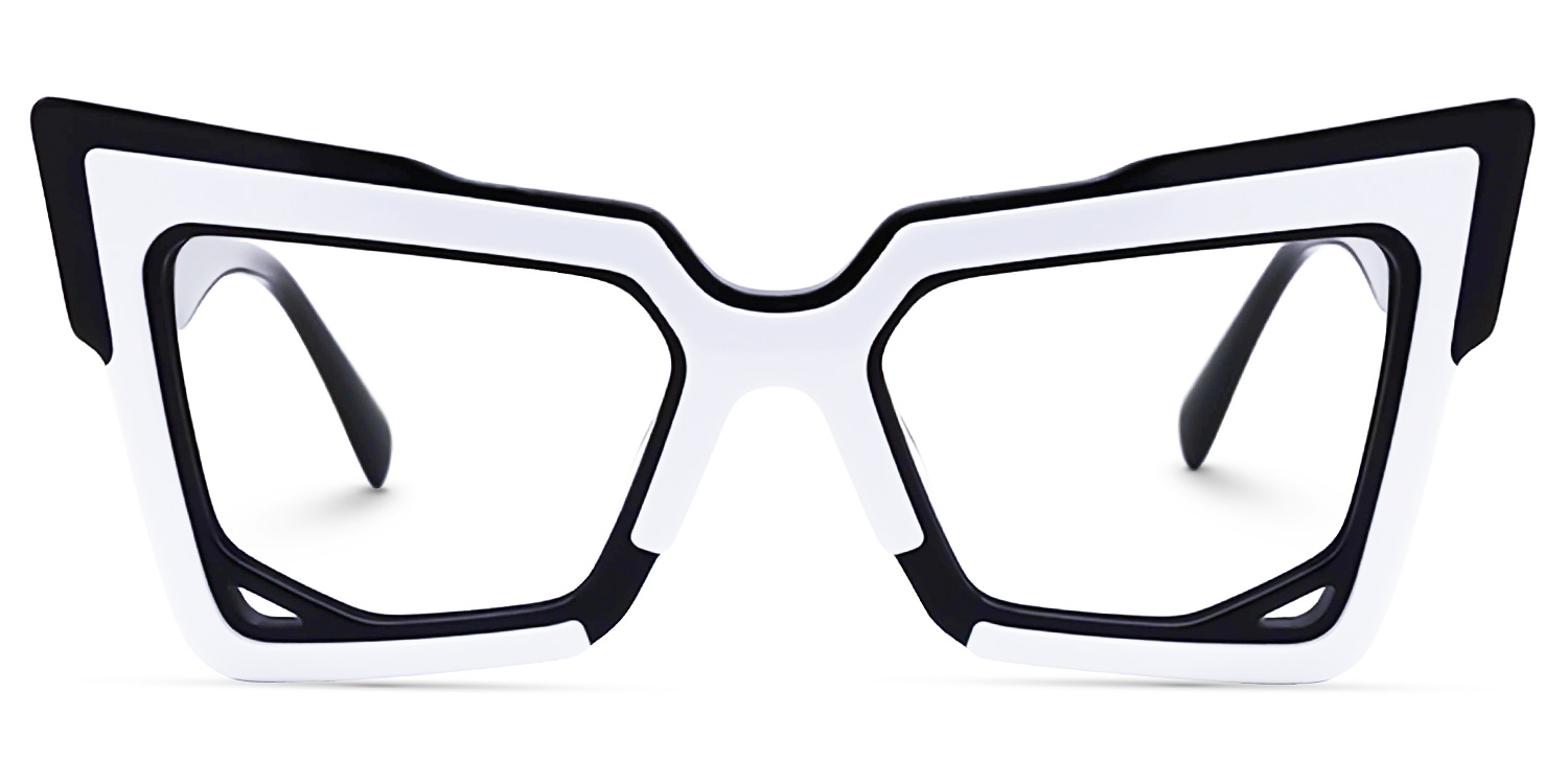 Baley Cateye White Glasses | ZEELOOL Canada0