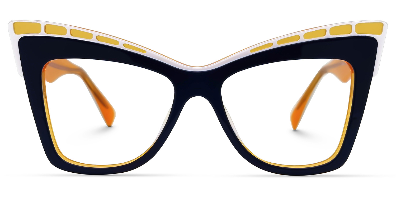 Abdoul Cateye Dark-Blue Glasses0