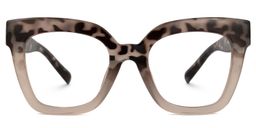 Malcolm Two-Tone Square Glasses0