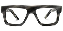 Tavasha Rectangle Gray Glasses0
