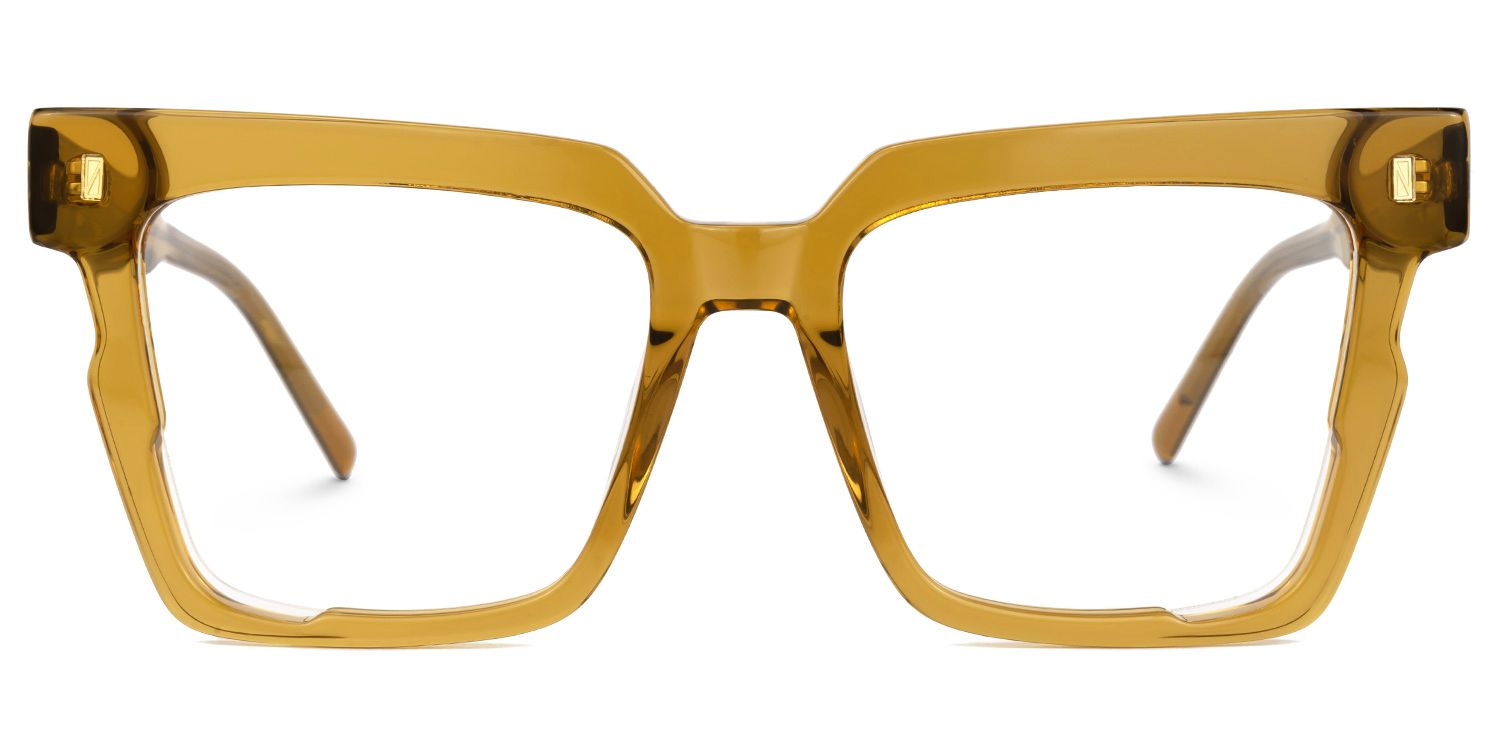 Mariily Square Brown Glasses | ZEELOOL Canada0