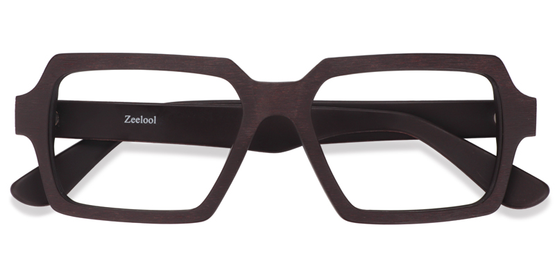 Arthur Geometric Brown Glasses | ZEELOOL Canada1