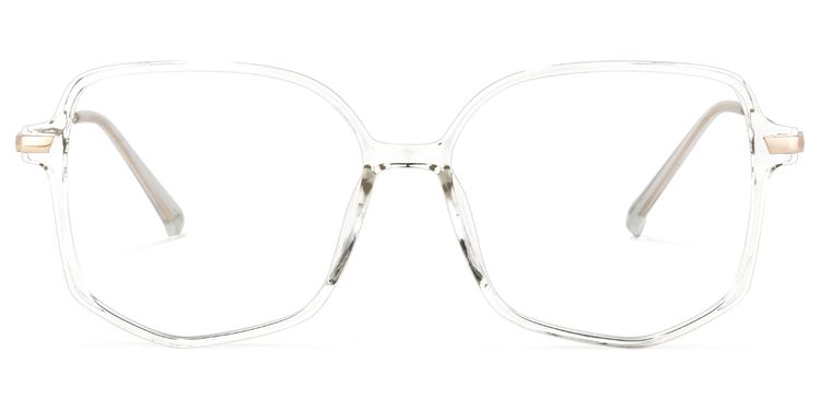 Payton Geometric Clear Glasses