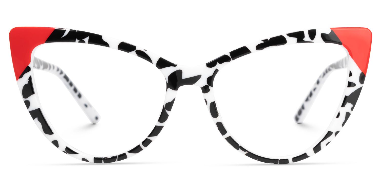 Chelsy Cateye Two-Tone Glasses | ZEELOOL Canada0