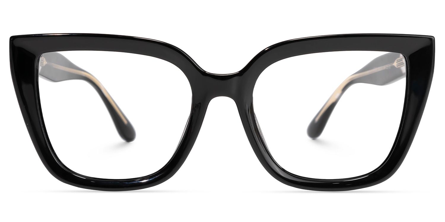 Mirta Square Black Glasses | ZEELOOL Canada0