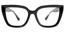 Mirta Black Square Glasses0