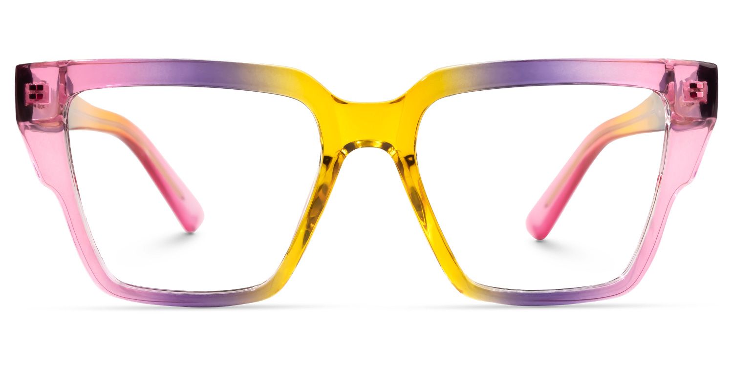 Hemazro Square Pink Glasses | ZEELOOL Canada0