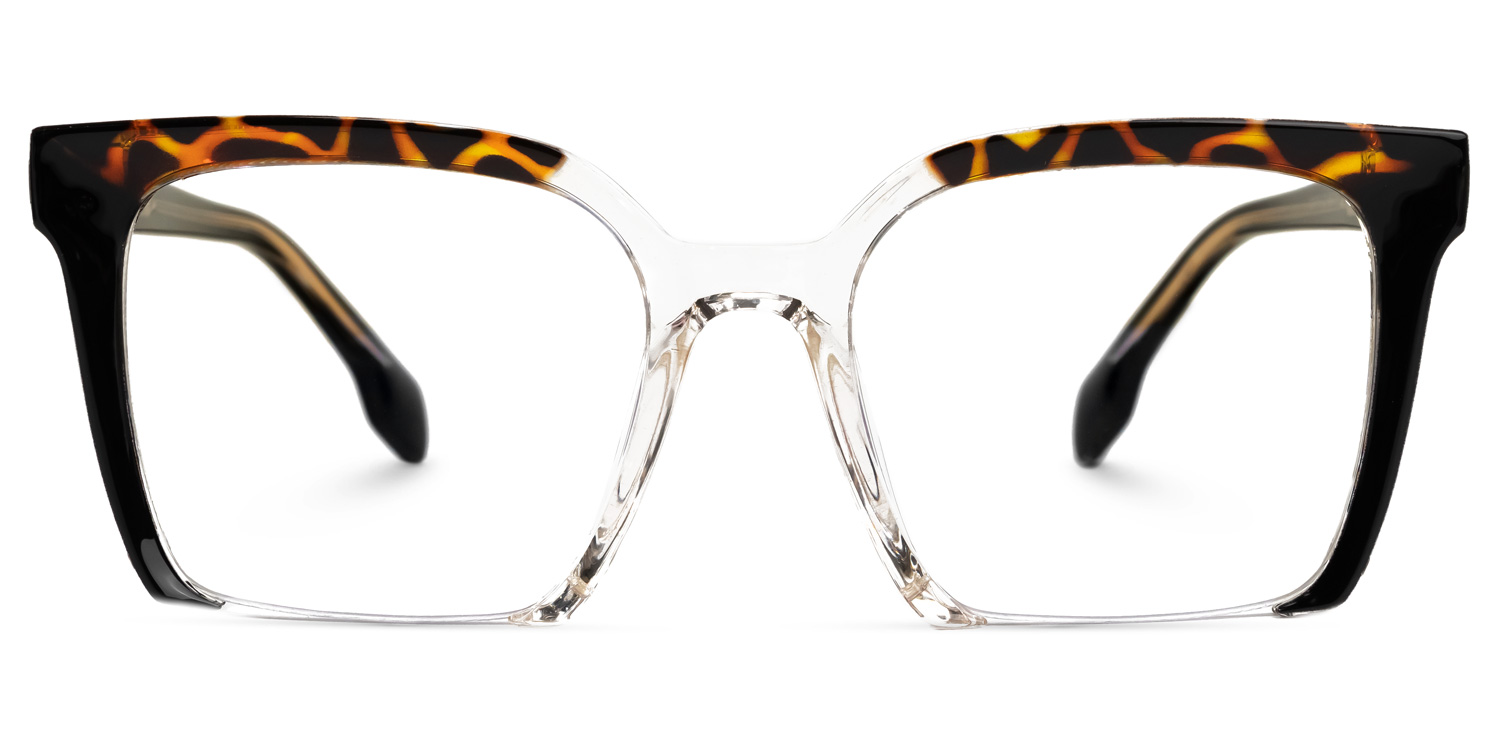 Misty Square Black Glasses