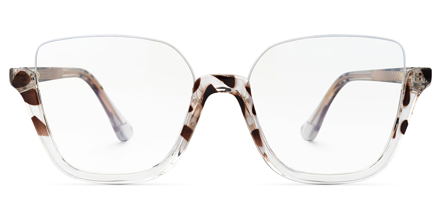 Kellina Square Two-Tone Glasses0