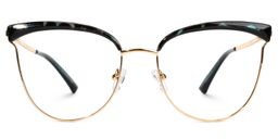 Lawrence Cateye Blue Glasses0